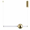 Złota Lampa Wisząca LED O-LINE 63cm Mirror Gold 12W Step into Design ST-1688S